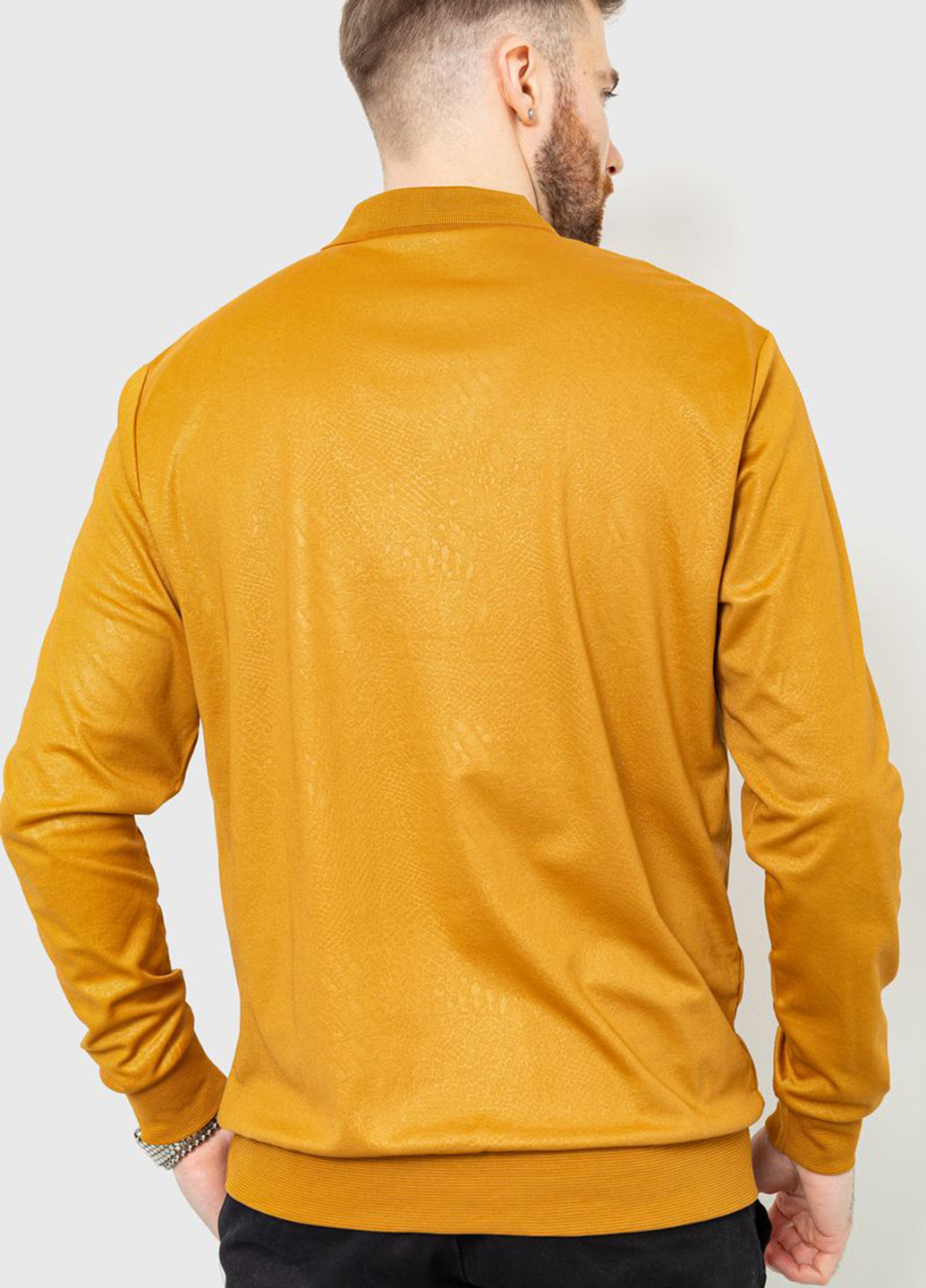 Светло-коричневая футболка-поло для мужчин Ager змеиный