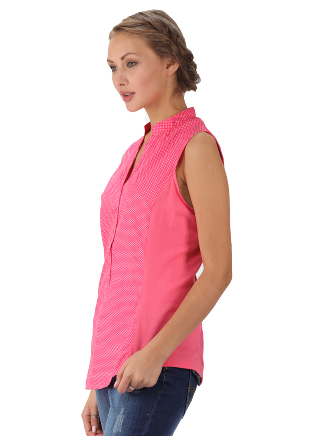 Рожева літня блуза Яavin