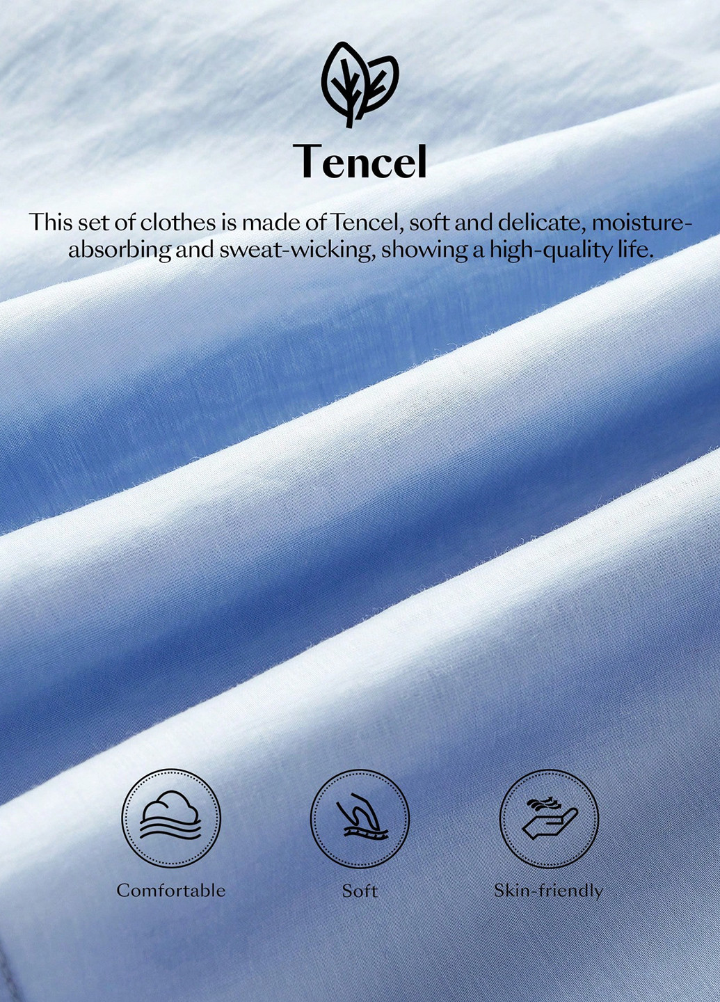 Блакитна кежуал сукня а-силует, з відкритою спиною SHEIN однотонна