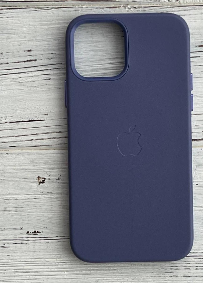Кожаный Чехол Накладка Leather Case (AA) with MagSafe Для IPhone 11 Dark Violet No Brand (254091735)