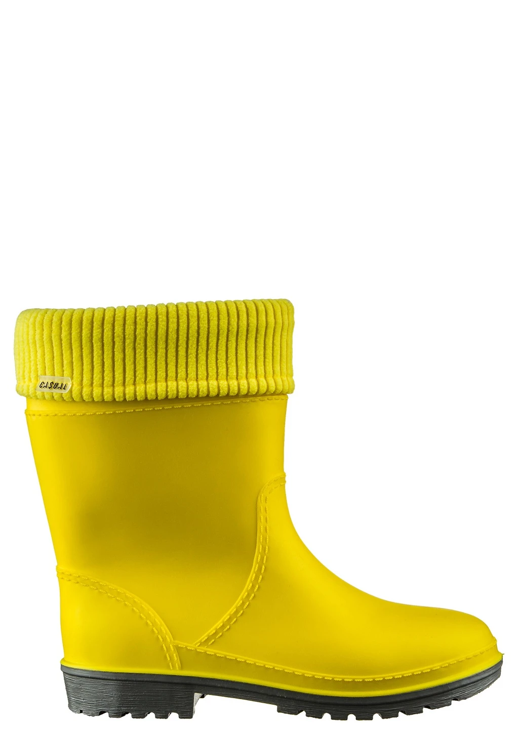 Желтые сапоги детские девочкам Casual