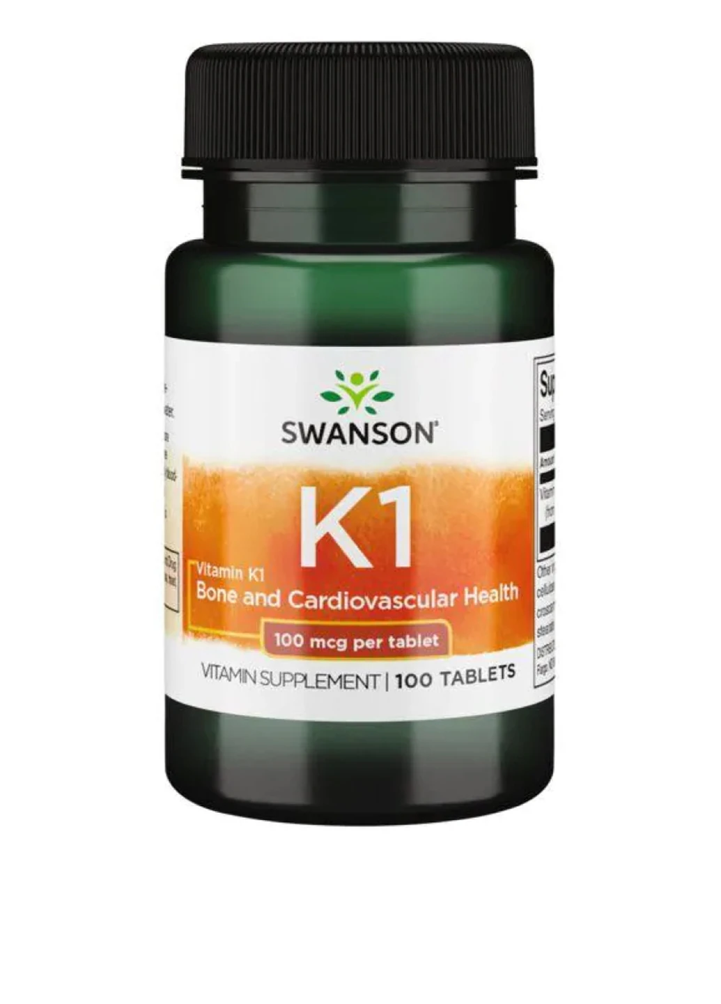Витамин К для костей 100 мкг (100 табл.) Swanson (251165239)