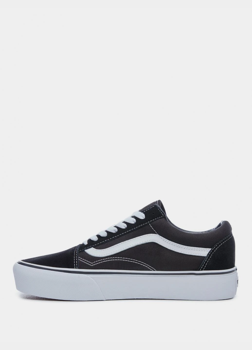 Чорно-білі кеди vn0a3b3uy281 Vans Platform Old Skool