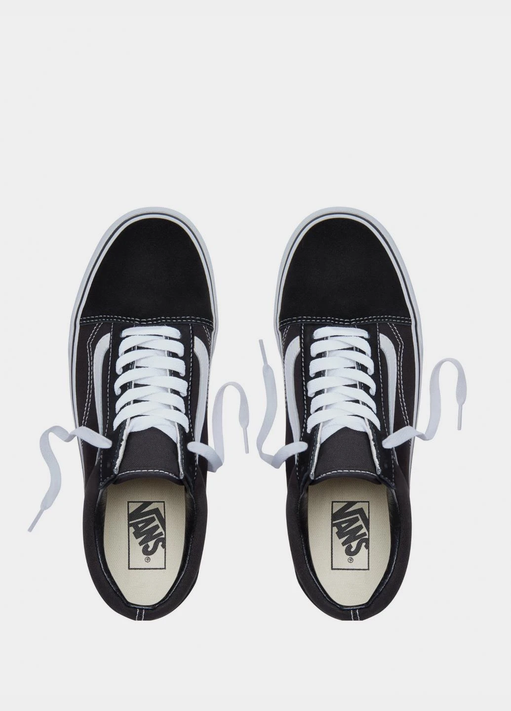 Чорно-білі кеди vn0a3b3uy281 Vans Platform Old Skool