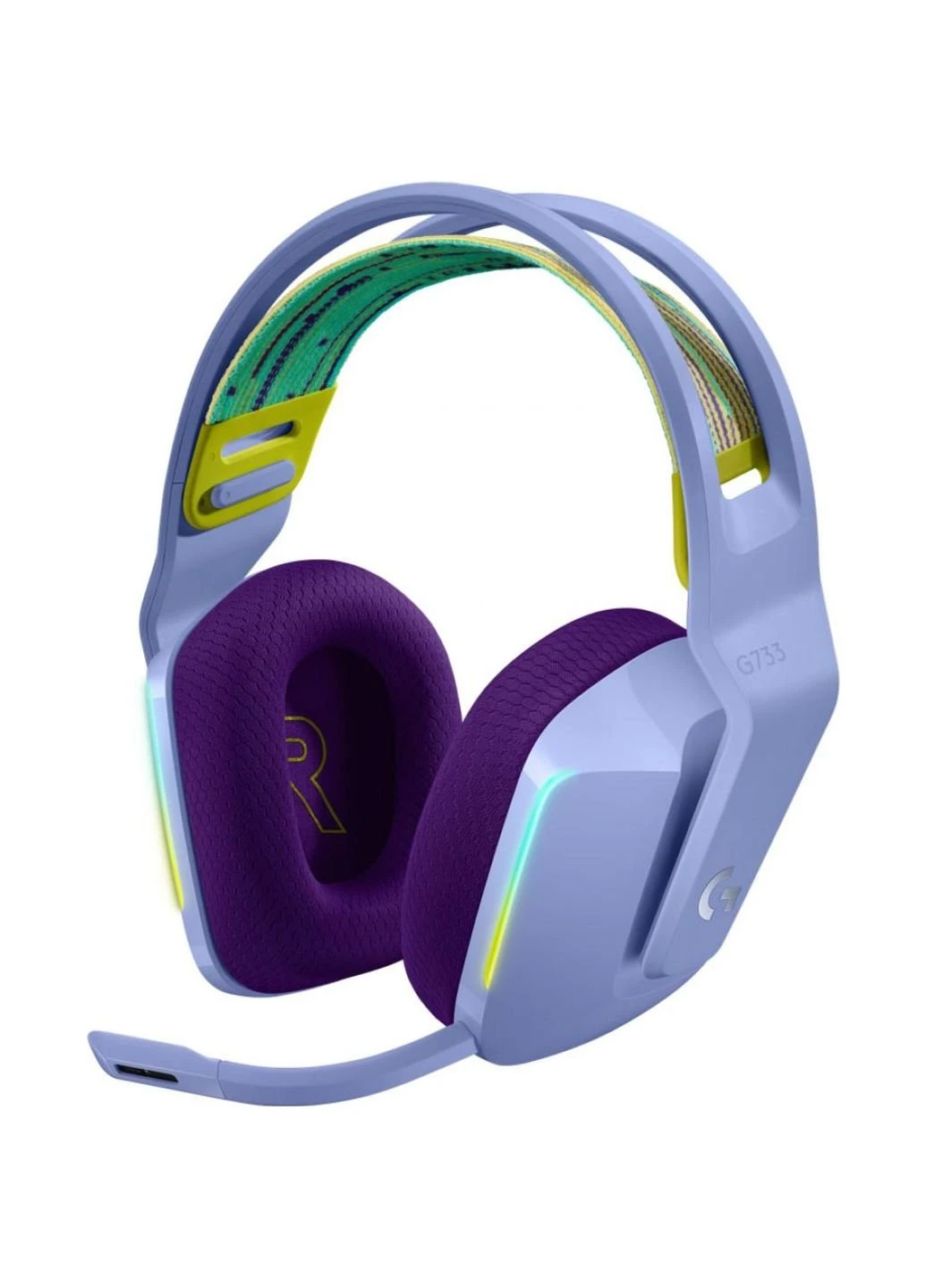 Наушники (981-000890) Logitech G733 Lightspeed Wireless RGB Gaming Headset Lilac (250307958)