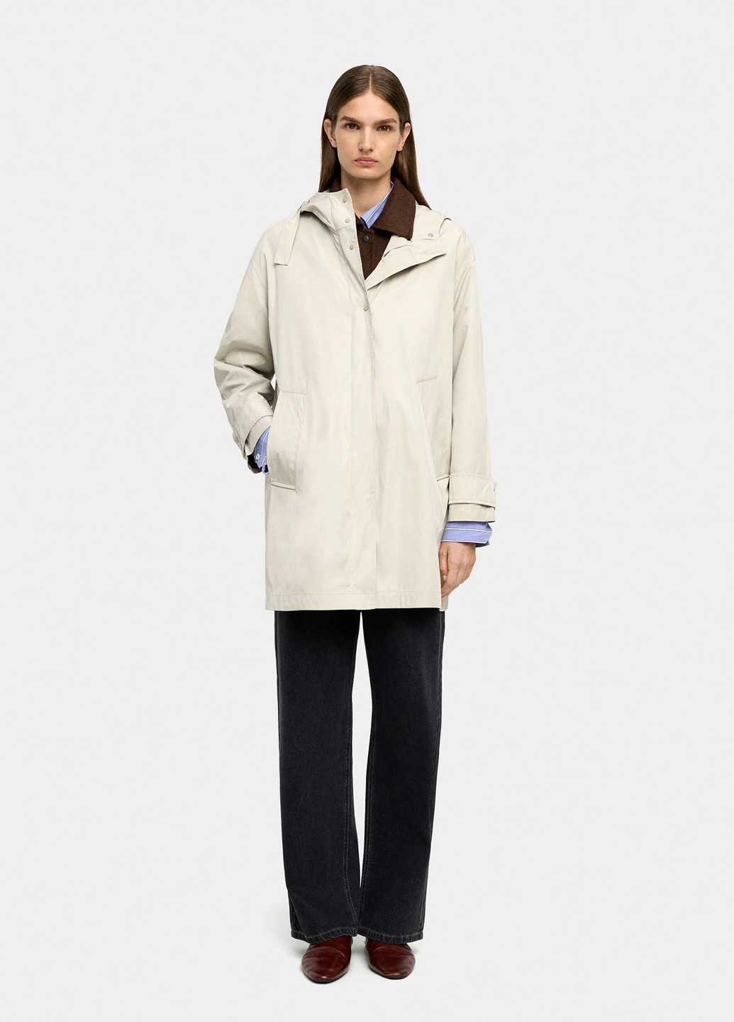 Плащ Parfois на кнопках, на молнии демисезон (364663556)
