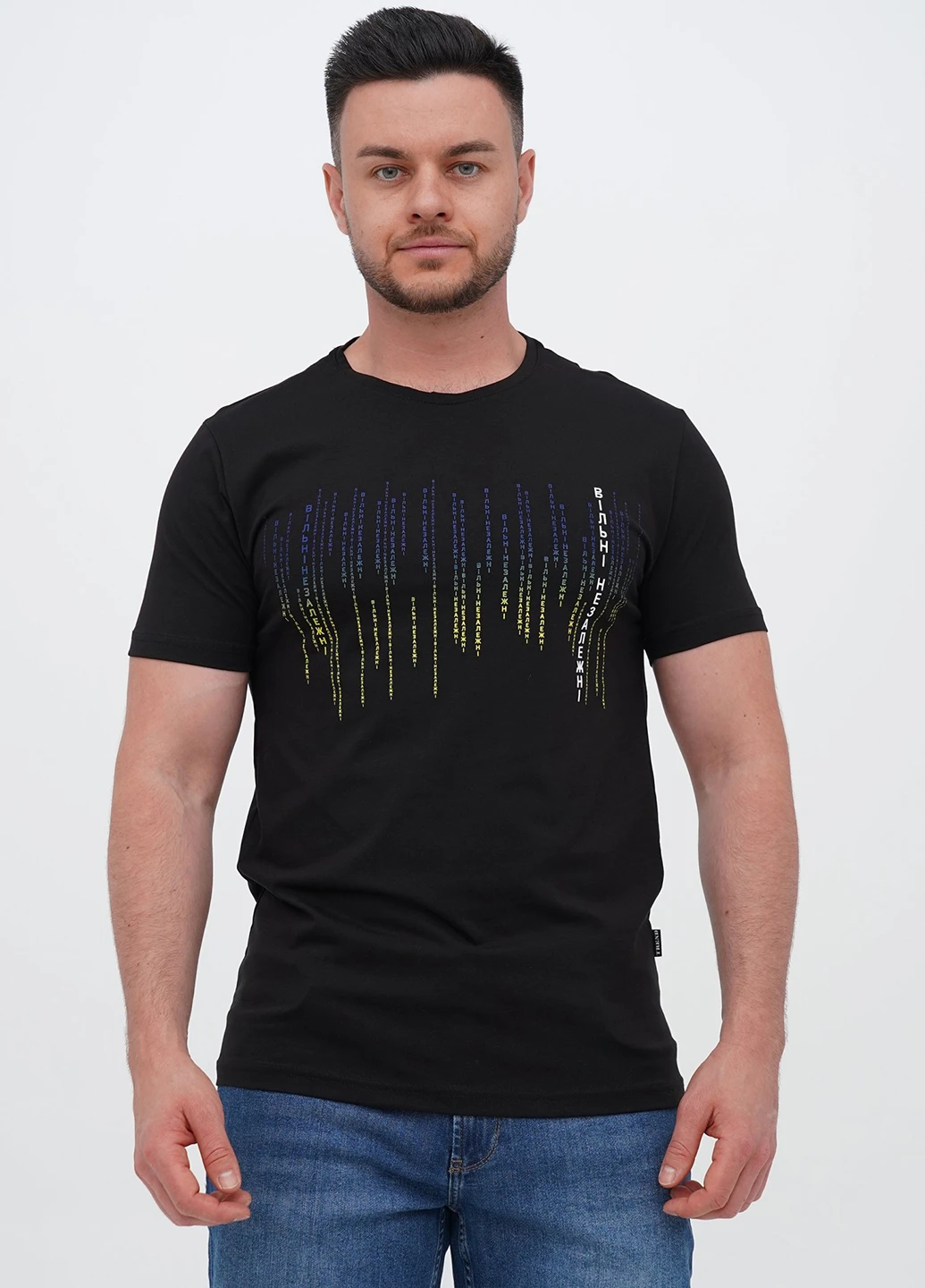 Чорна футболка Trend Collection