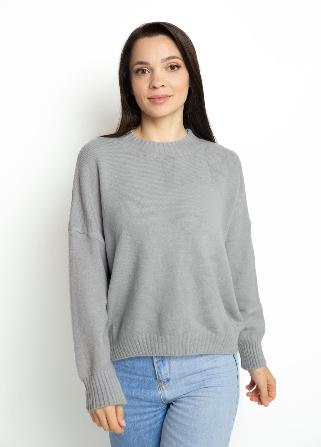 Светло-серый демисезонный джемпер джемпер Time of Style