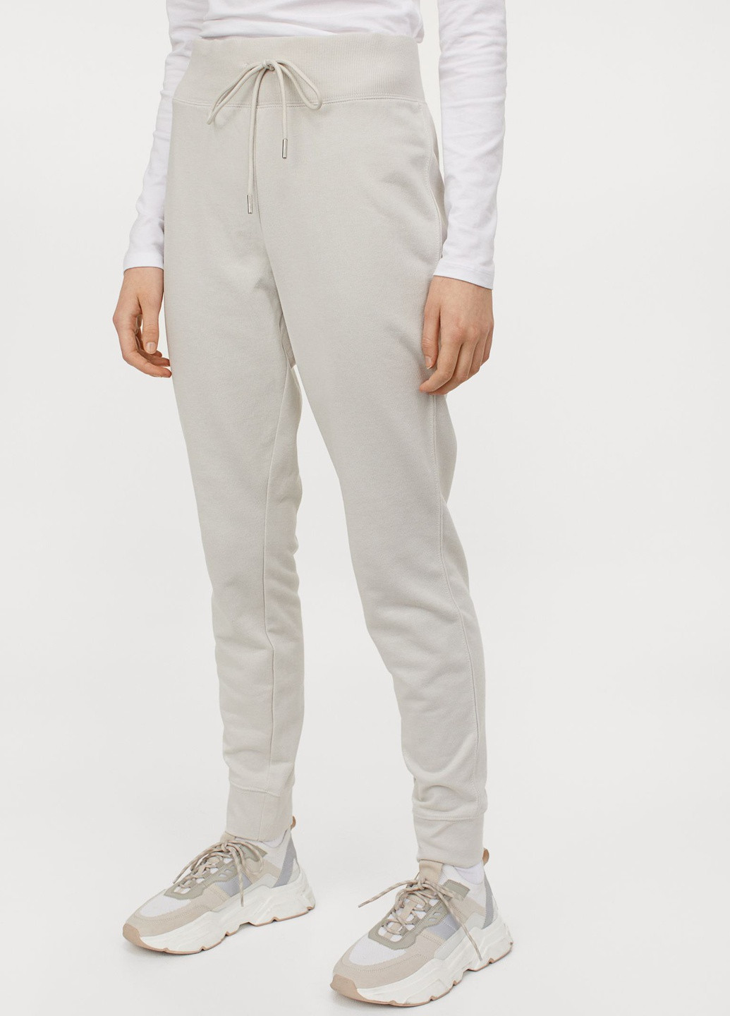 Піжамні штани H&M однотонні сірі
