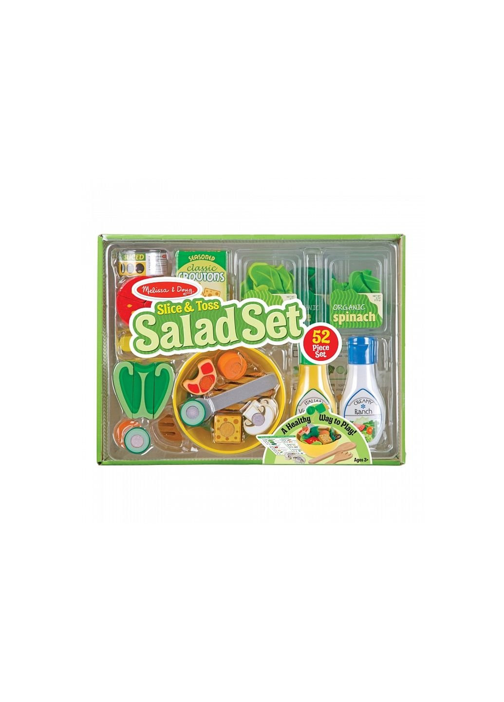 Ігровий набір Нарізка салату (MD19310) Melissa&Doug (254067988)