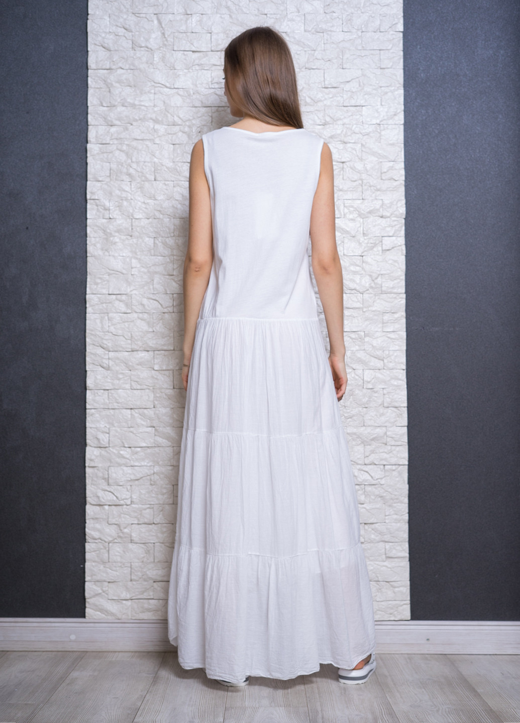 Білий кежуал сукня Miho's з малюнком