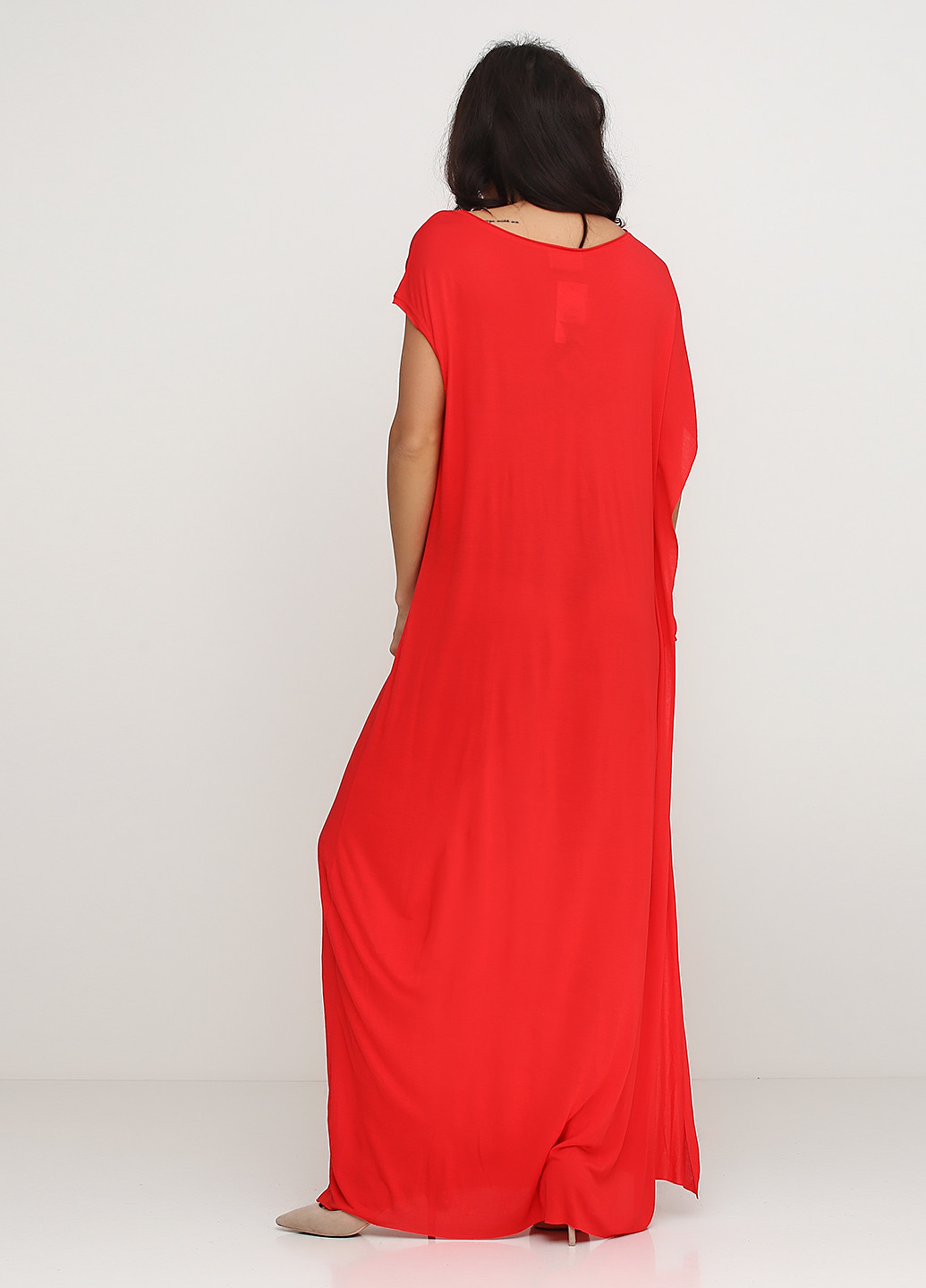 Красное кэжуал платье By Malene Birger однотонное