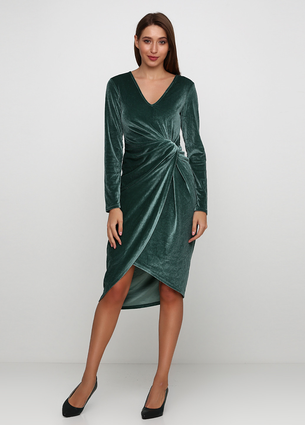 Зелена коктейльна сукня, сукня H&M