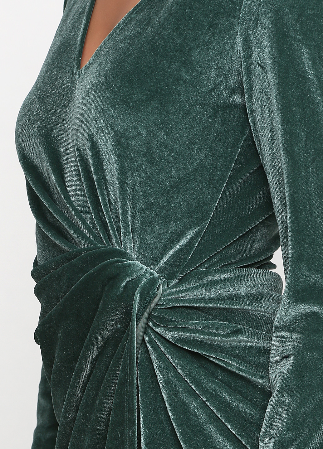 Зеленое коктейльное платье H&M