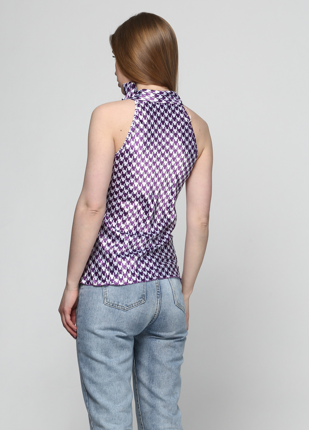 Фиолетовая летняя блуза Renais