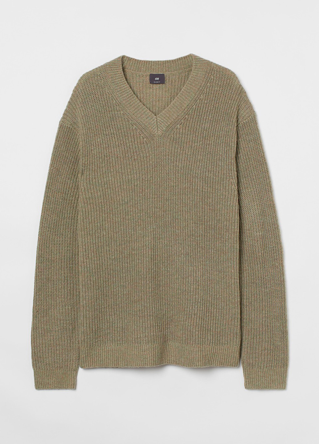 Сіро-зелений зимовий пуловер пуловер H&M