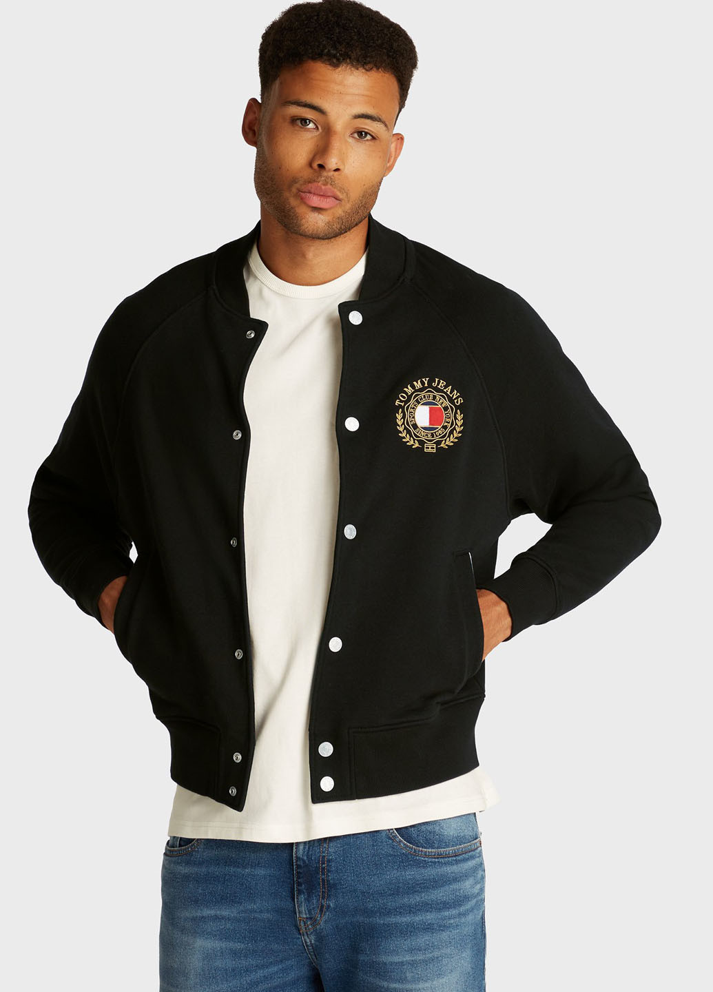 Бомбер Tommy Jeans на кнопках (347073271)