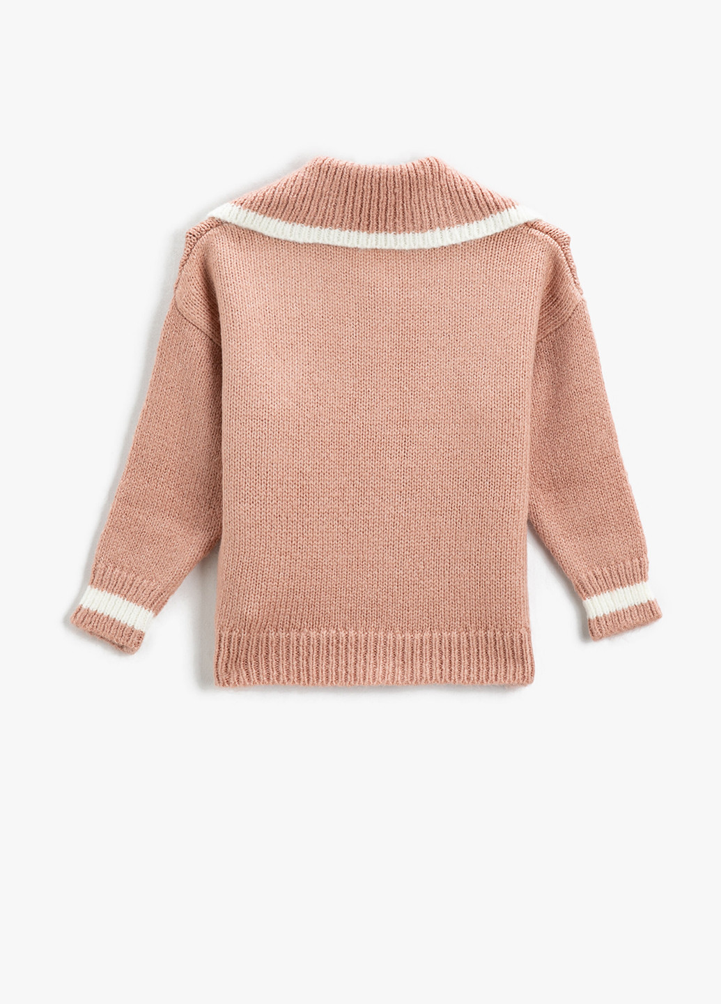 Персиковий зимовий светр джемпер KOTON