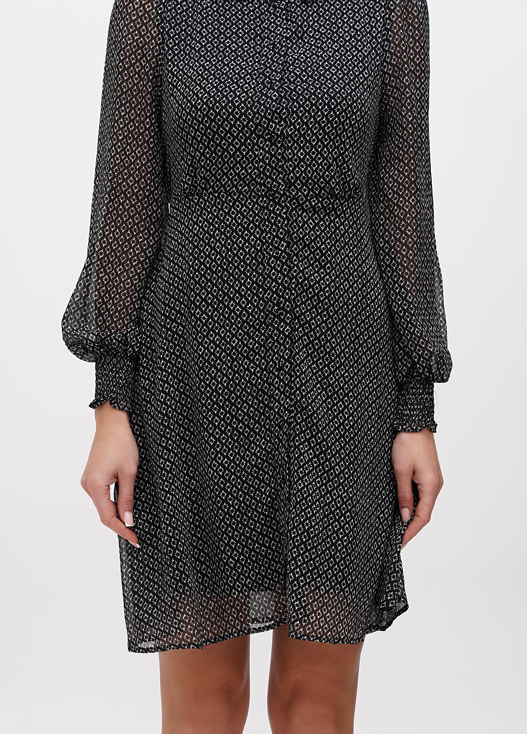 Чорна кежуал сукня сорочка Vero Moda з геометричним візерунком