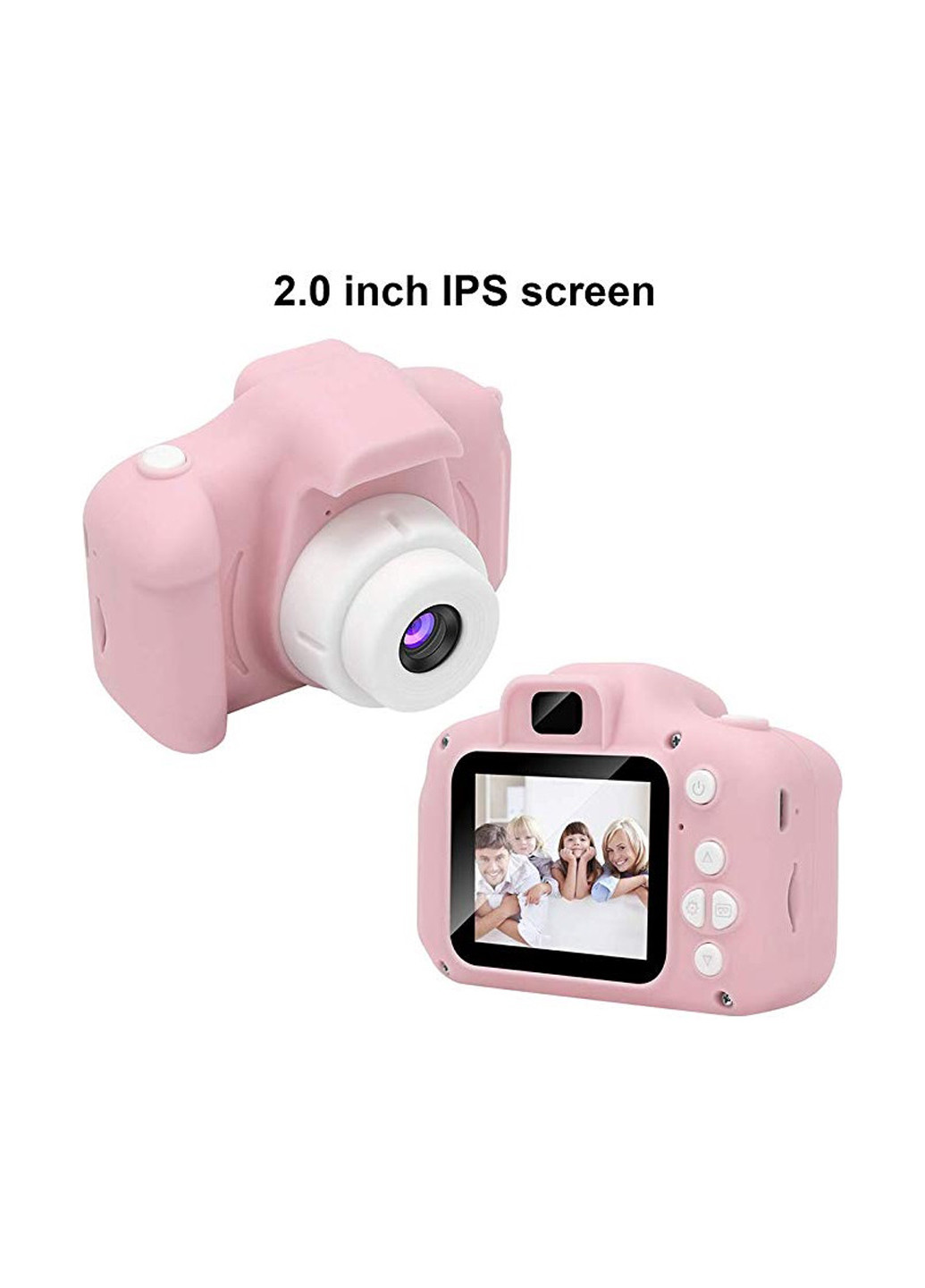 Цифровий дитячий фотоапарат KVR-001 рожевий XoKo kvr-001 розовый (140993756)