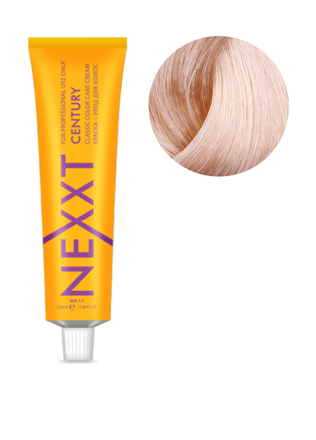 Крем-фарба для волосся стійка №12.16 (блондин попелясто-фіолетовий), 100 мл NEXXT Professional (113785182)