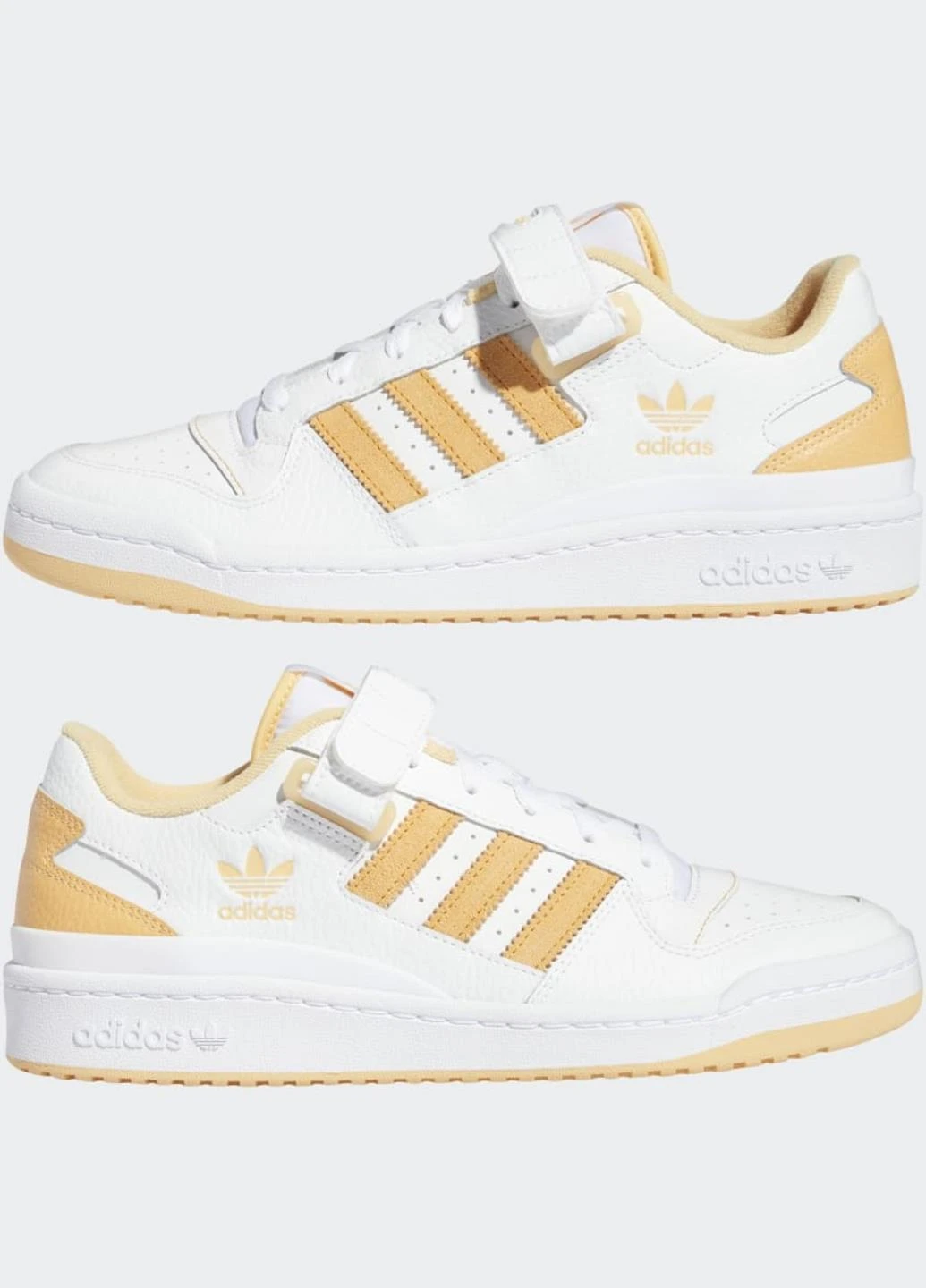 Белые демисезонные кроссовки gy5833 adidas Originals Forum Low