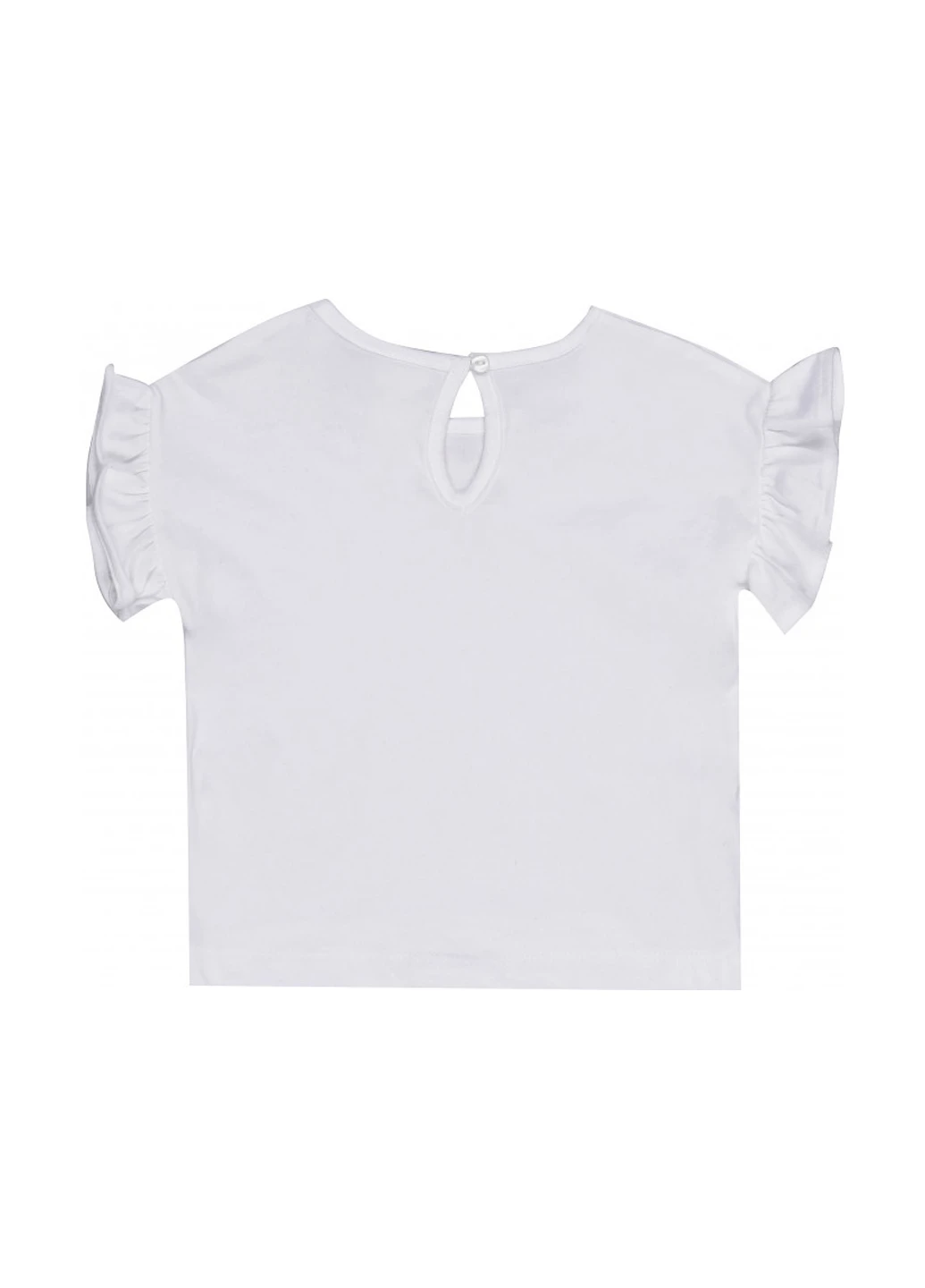 Белая летняя футболка H&M
