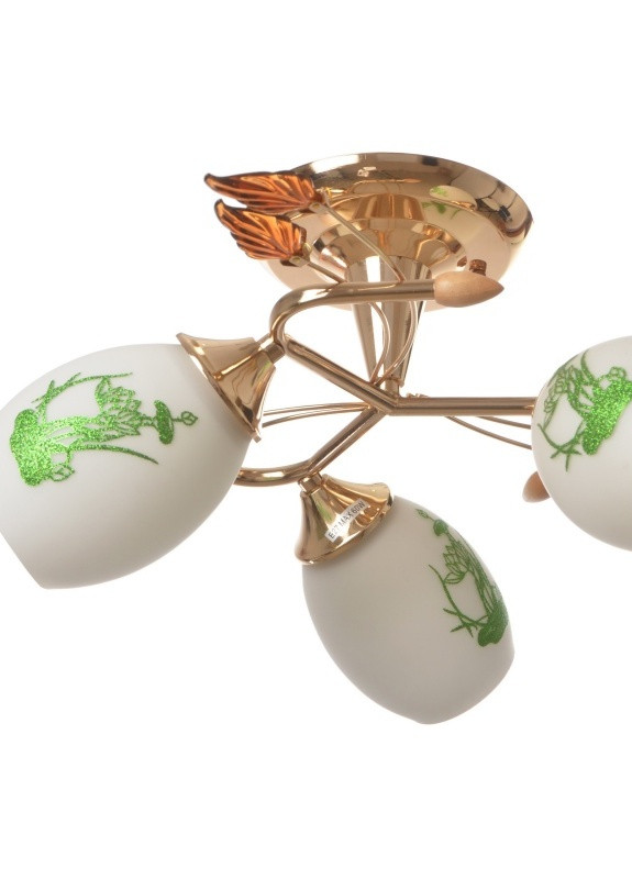 Люстра стельова на 3 плафона для коридора LK-469S/3 E27 G Brille (253885688)