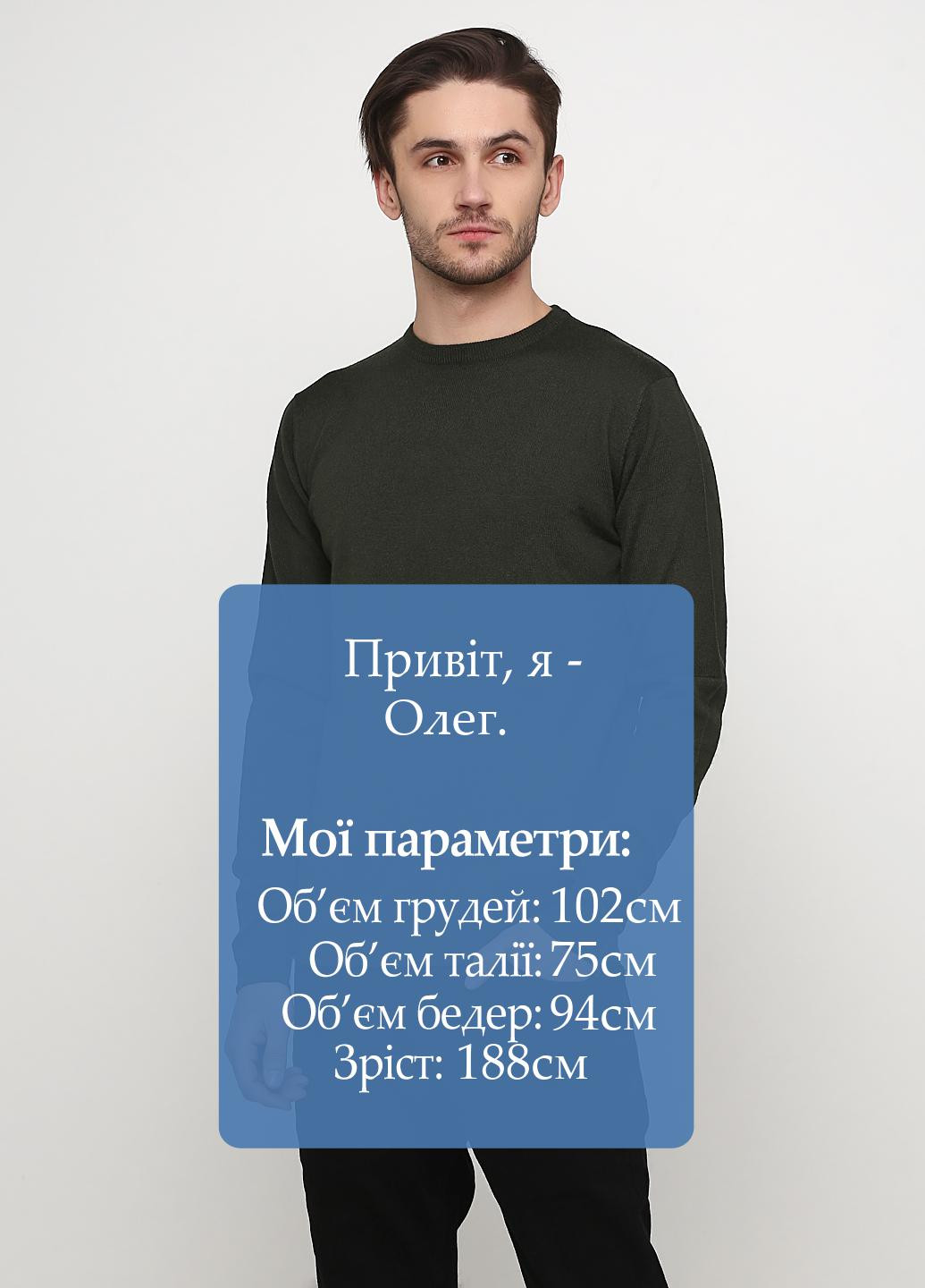 Оливковый (хаки) демисезонный джемпер джемпер Tailored Originals