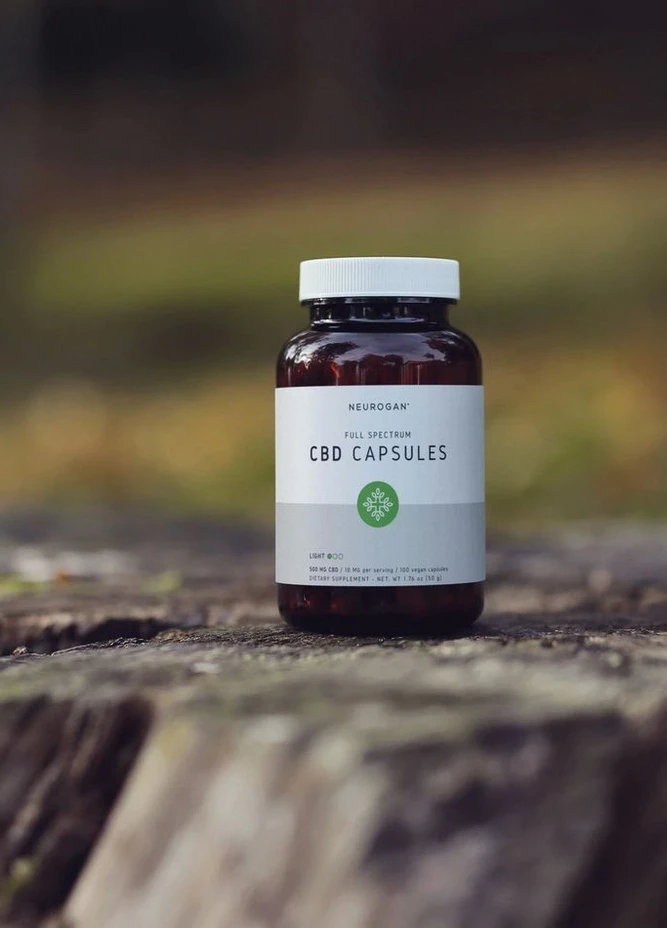 Капсули з CBD широкого спектра Full Spectrum CBD capsules 100 капсул по 30mg CBD Neurogan (244492145)