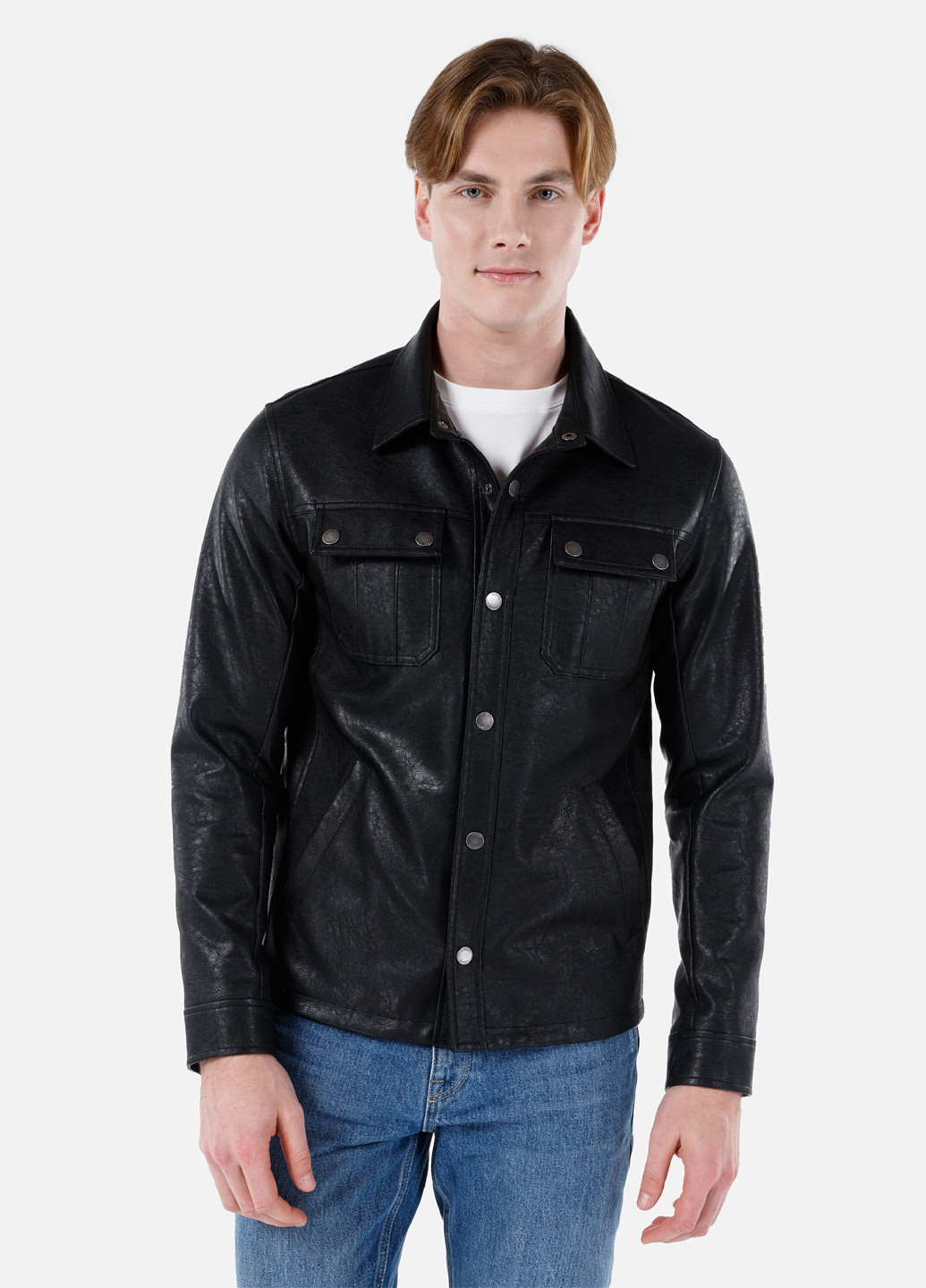 Чорна демісезонна куртка Colin's