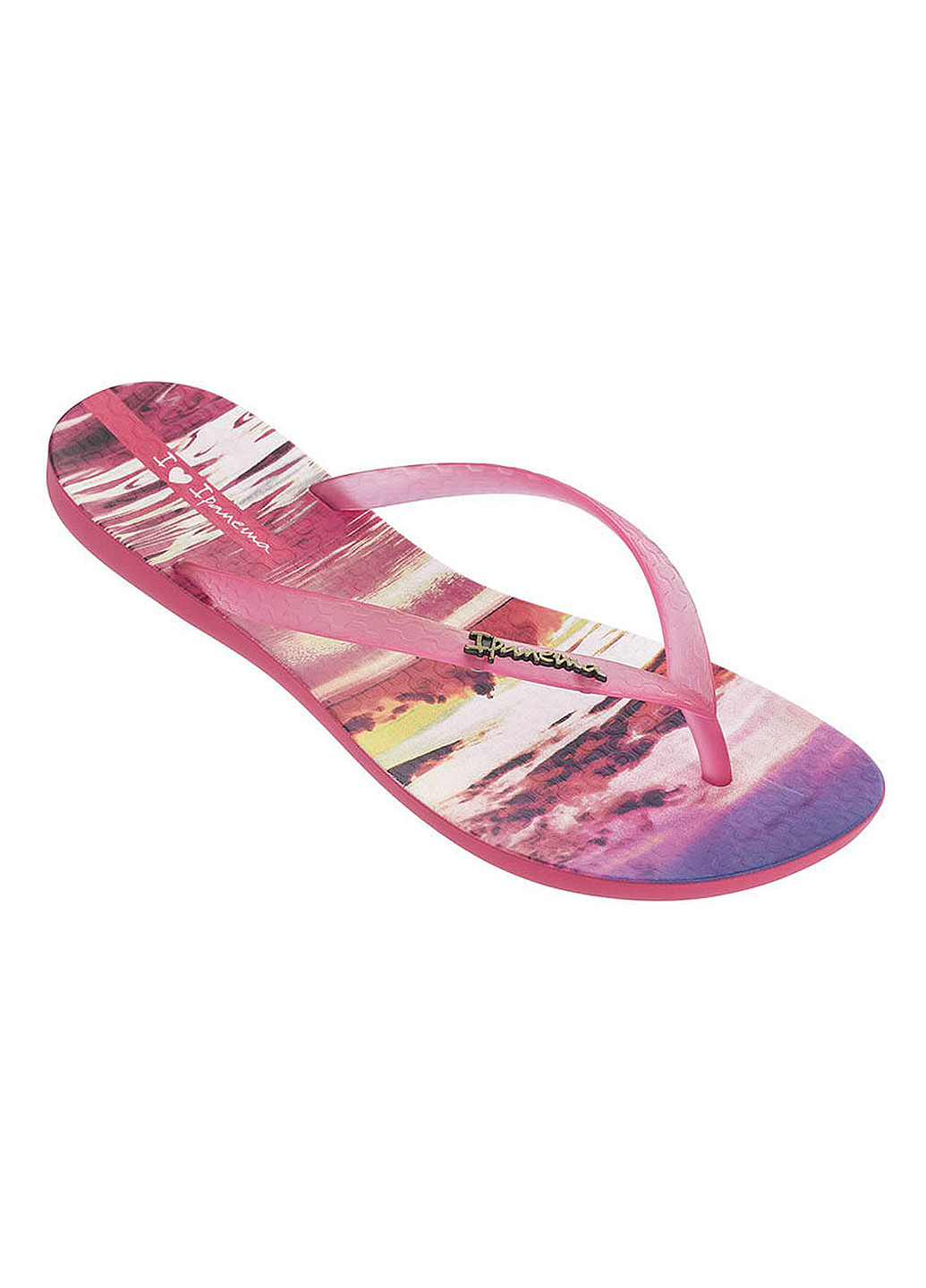 Розовые пляжные женские шлепки Ipanema