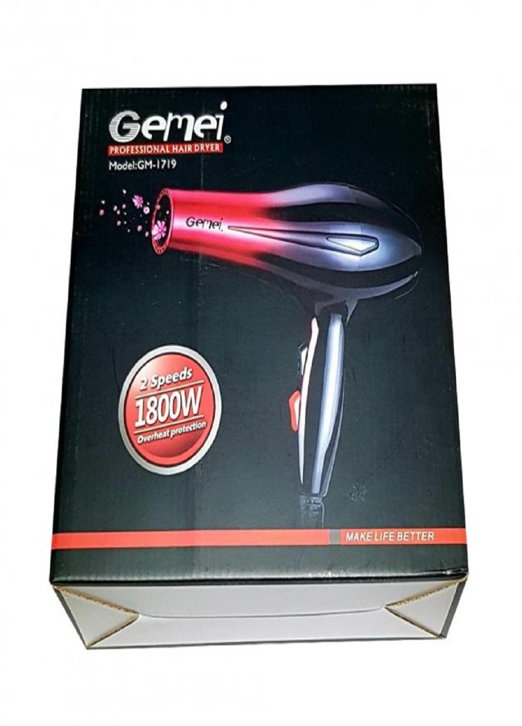 Фен для волосся GM-1719 1800W Gemei (254034485)