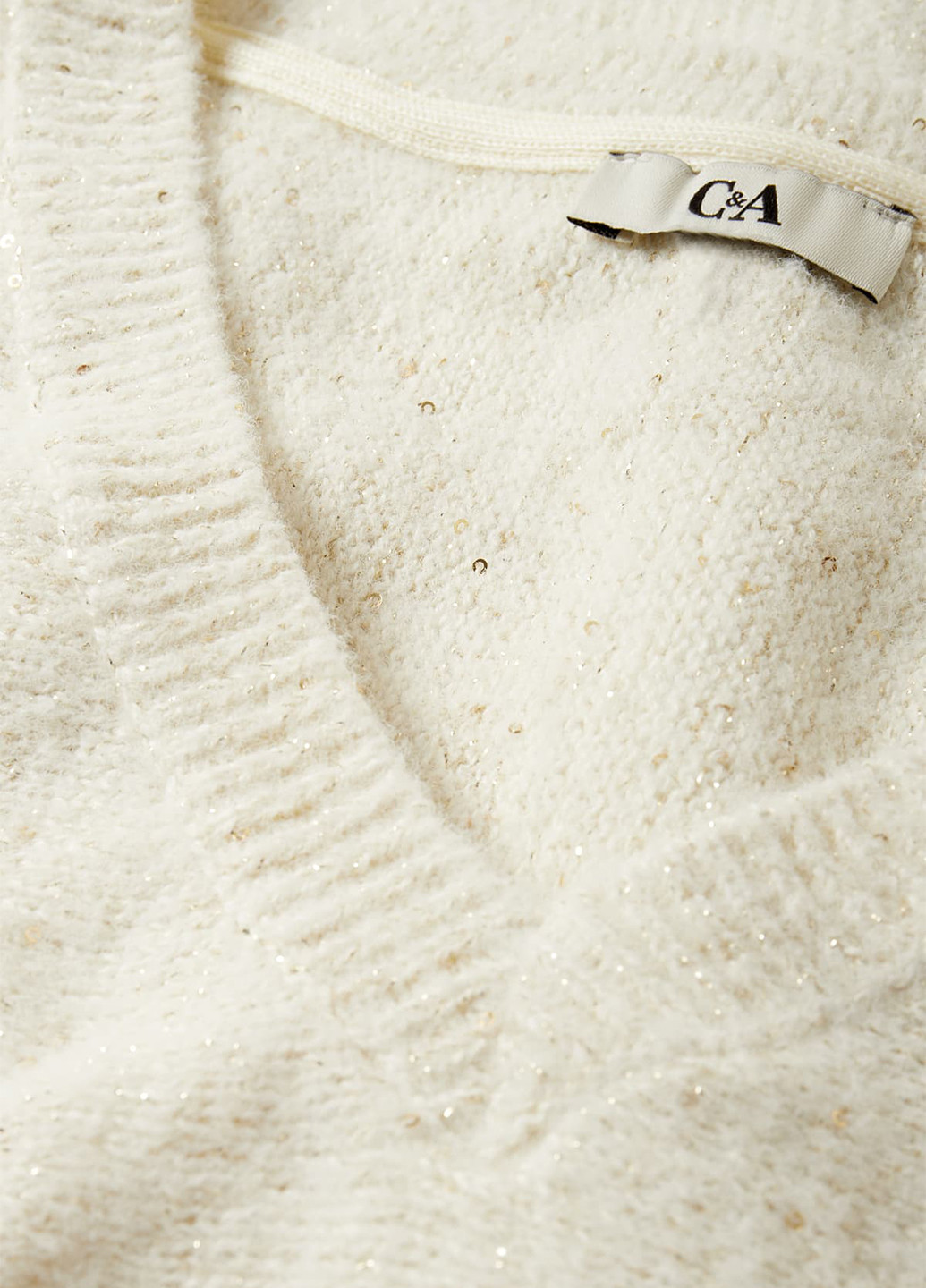 Белый демисезонный пуловер пуловер C&A