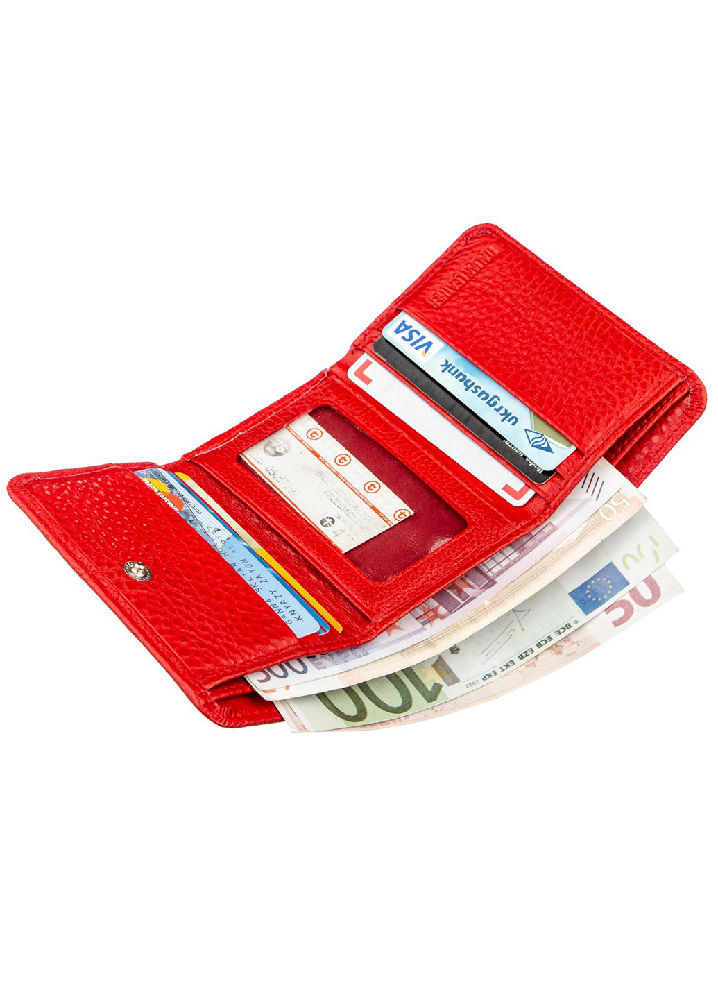 Женский кожаный бумажник 9х11,5 см st leather (232989865)