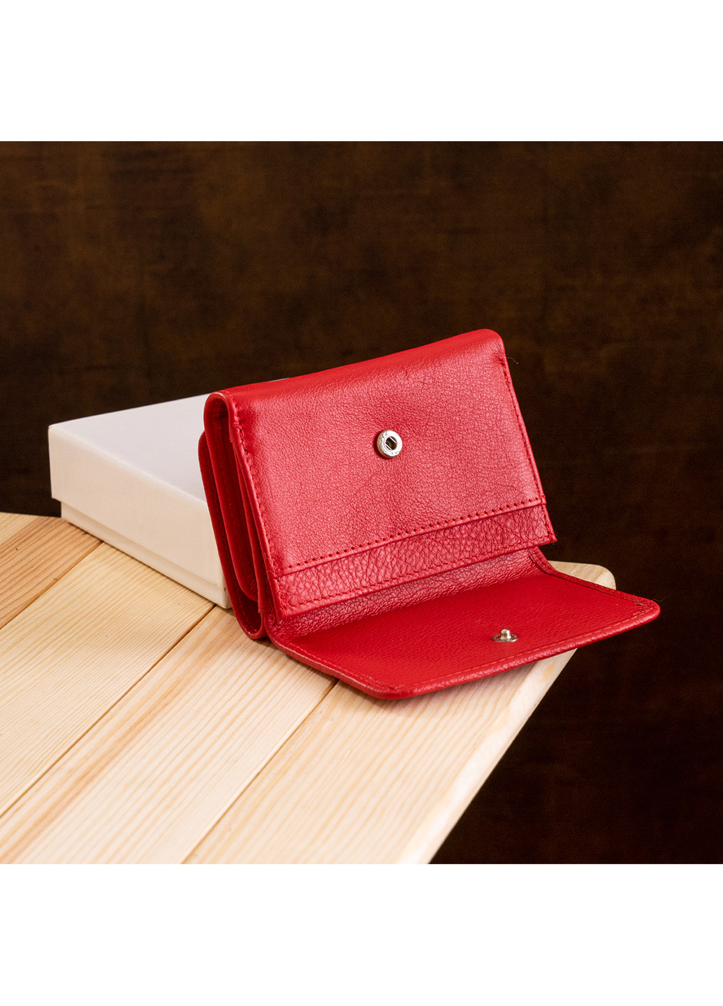 Женский кожаный бумажник 9х11,5 см st leather (232989865)