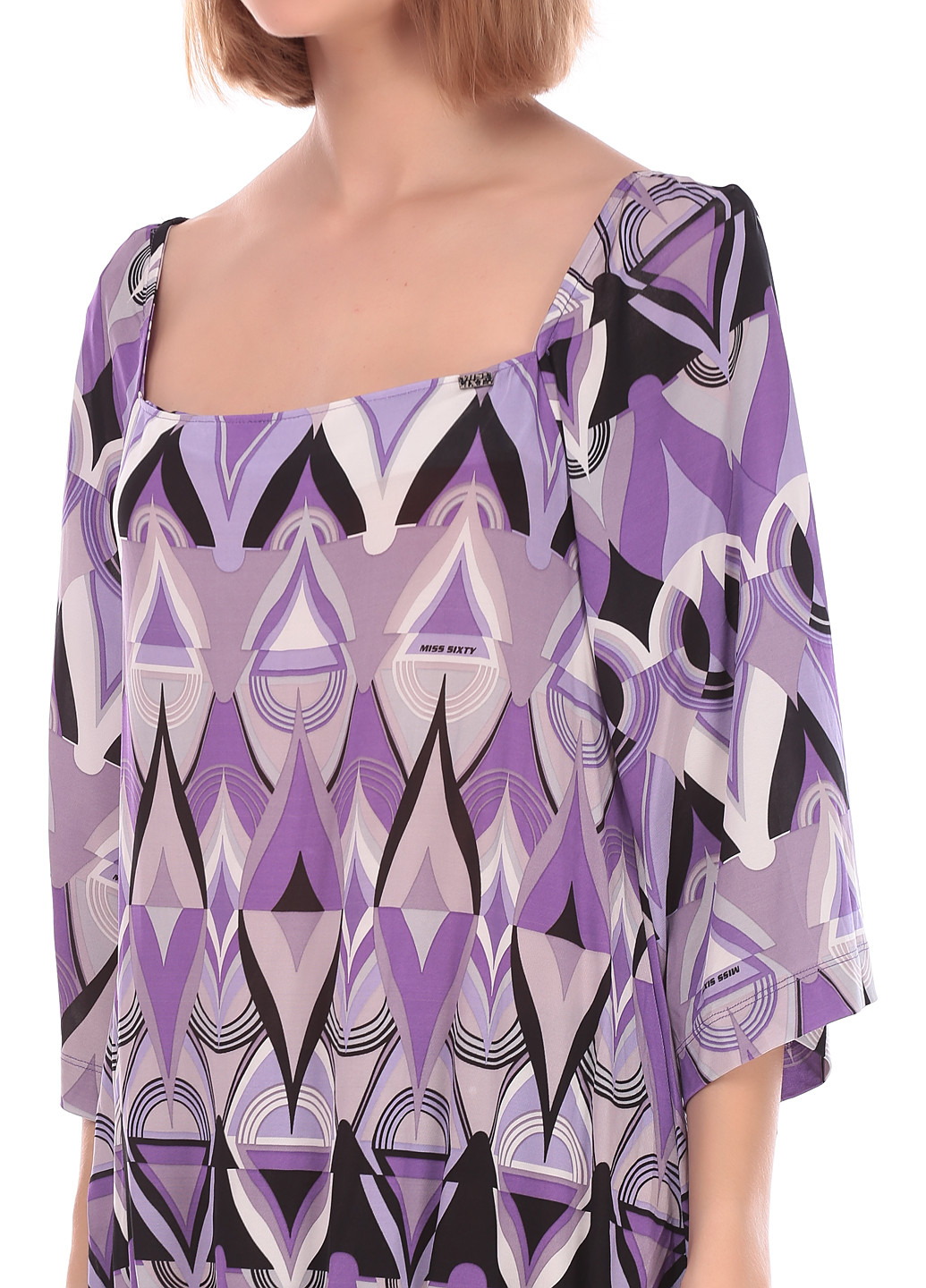 Фиолетовое кэжуал платье Miss Sixty