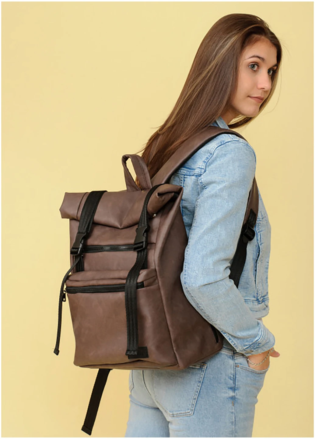 Жіночий рюкзак 43х31х14 см Sambag (252154697)