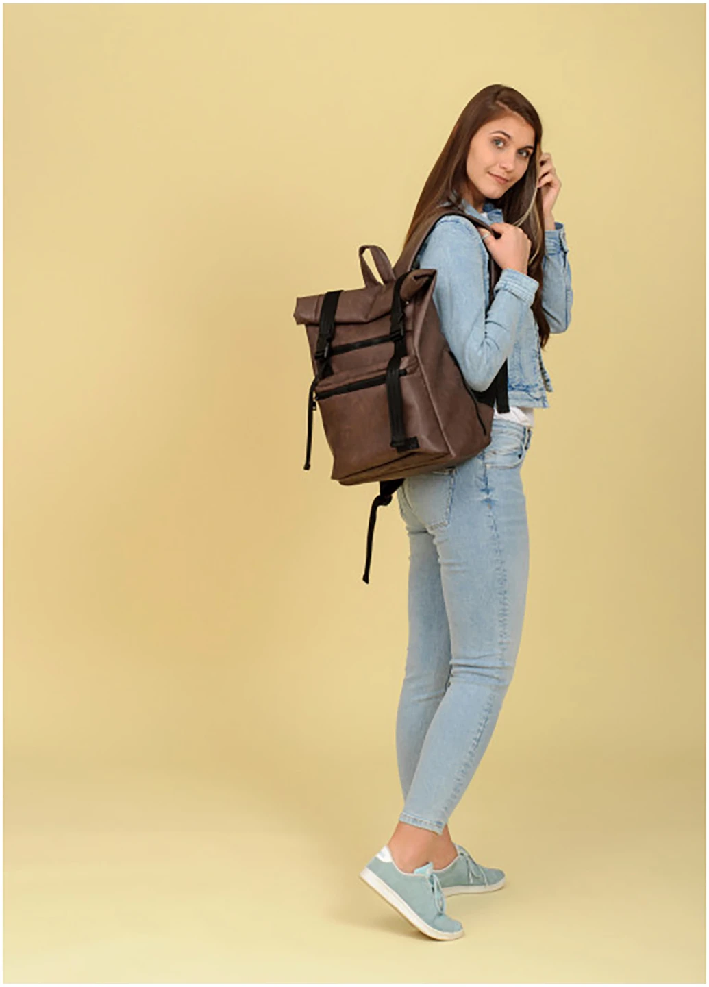 Жіночий рюкзак 43х31х14 см Sambag (252154697)