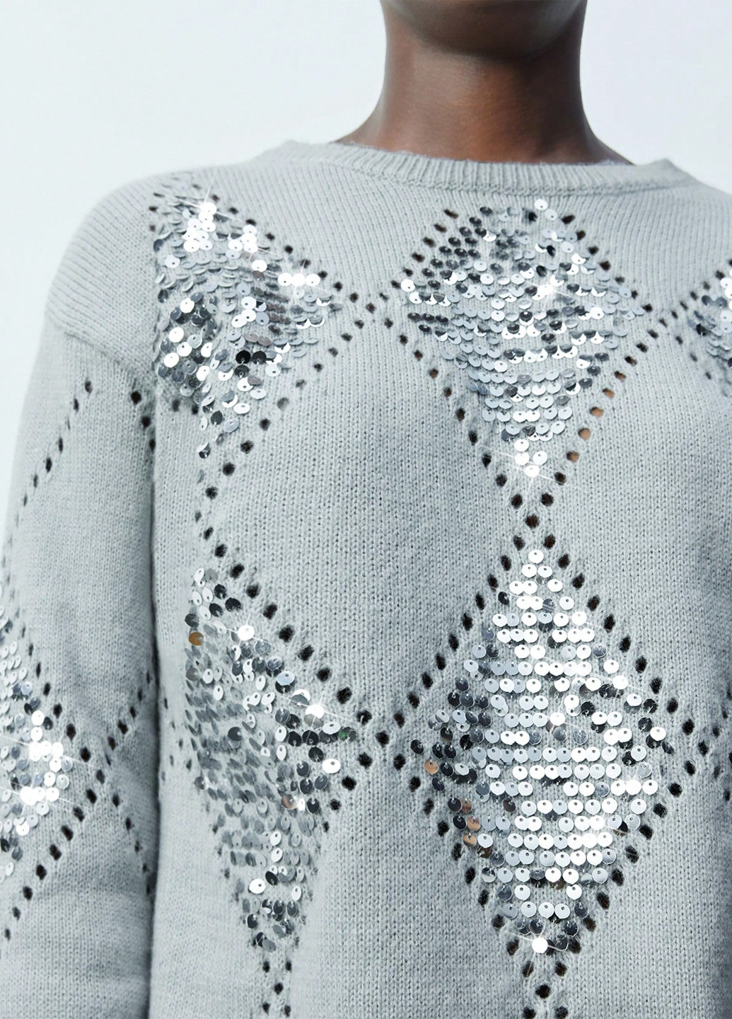 Сірий демісезонний джемпер джемпер SHEIN