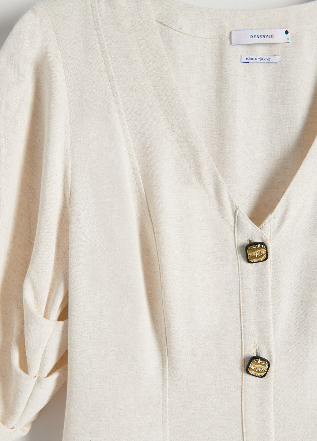 Світло-бежева кежуал сукня Reserved меланжева