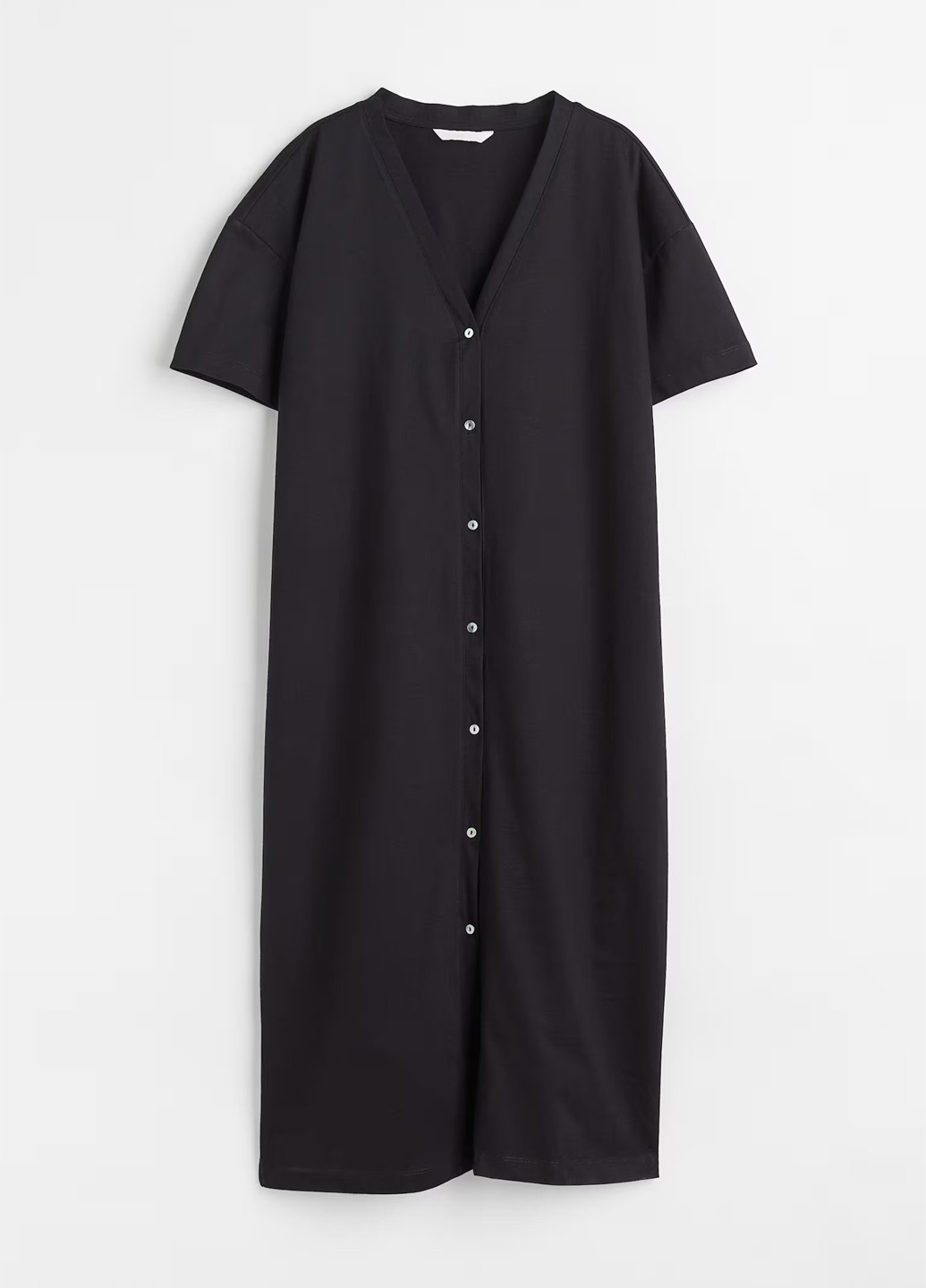 Чорна кежуал сукня H&M однотонна