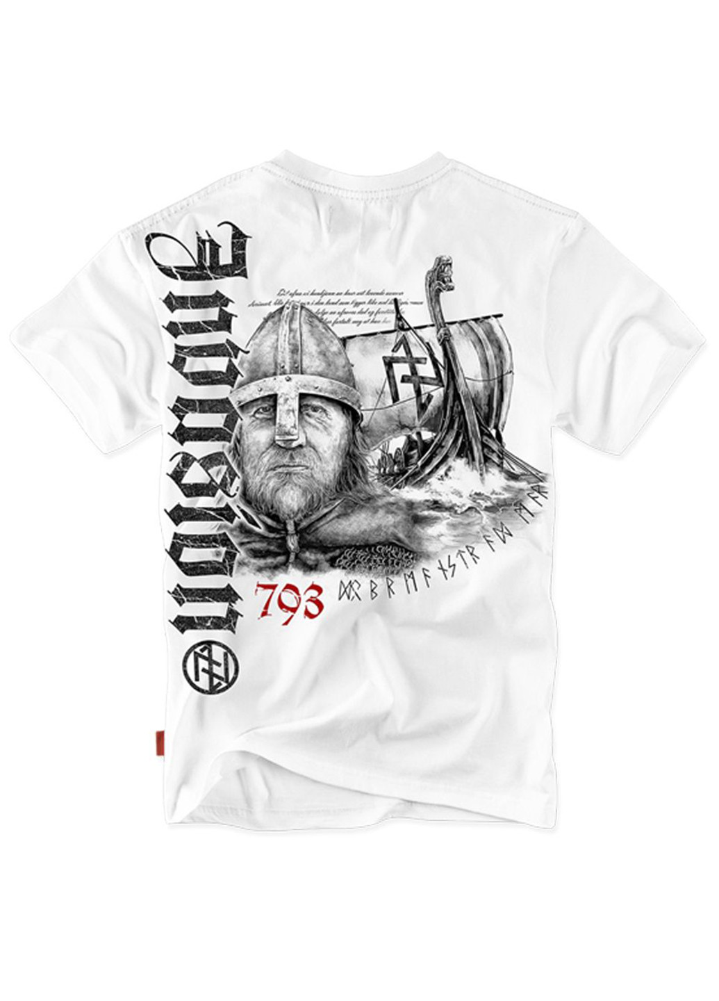 Біла футболка dobermans invasion ts125wt Dobermans Aggressive