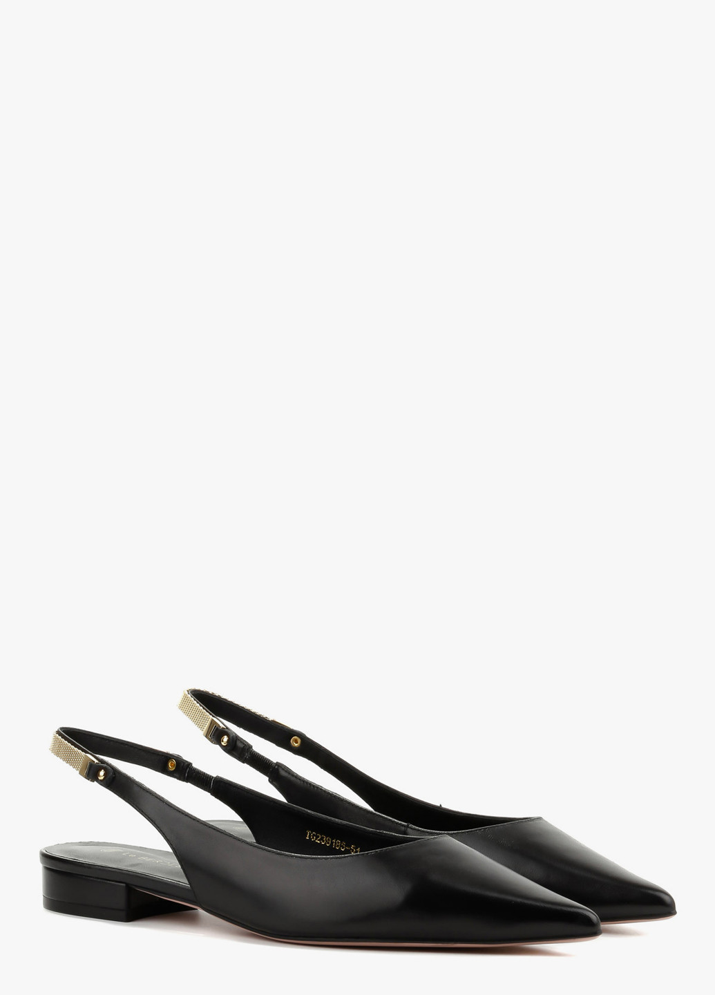 Le'BERDES Туфлі слінгбекі чорний з натуральна шкіра, україна — літо (370451821)