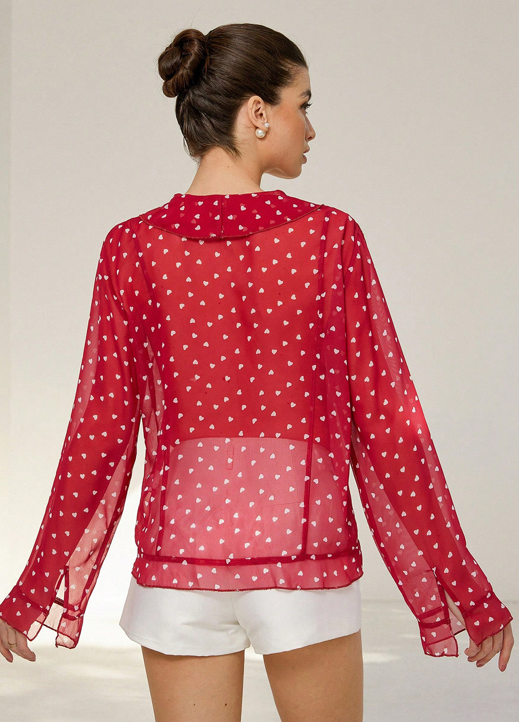 Красная блуза SHEIN