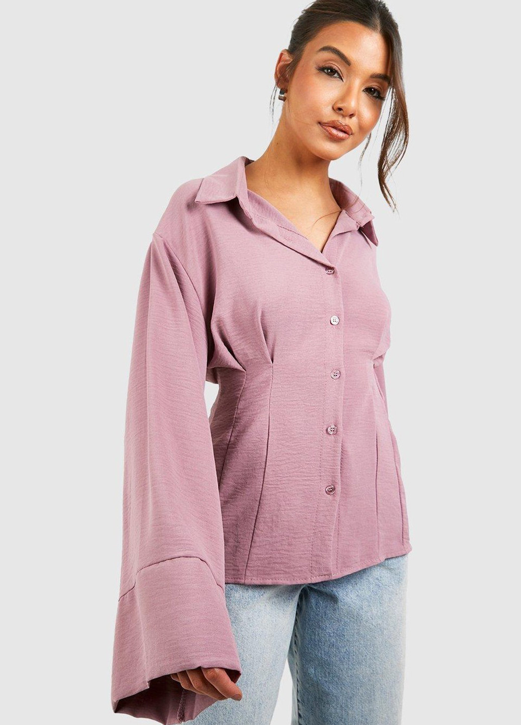 Розовая блуза Boohoo