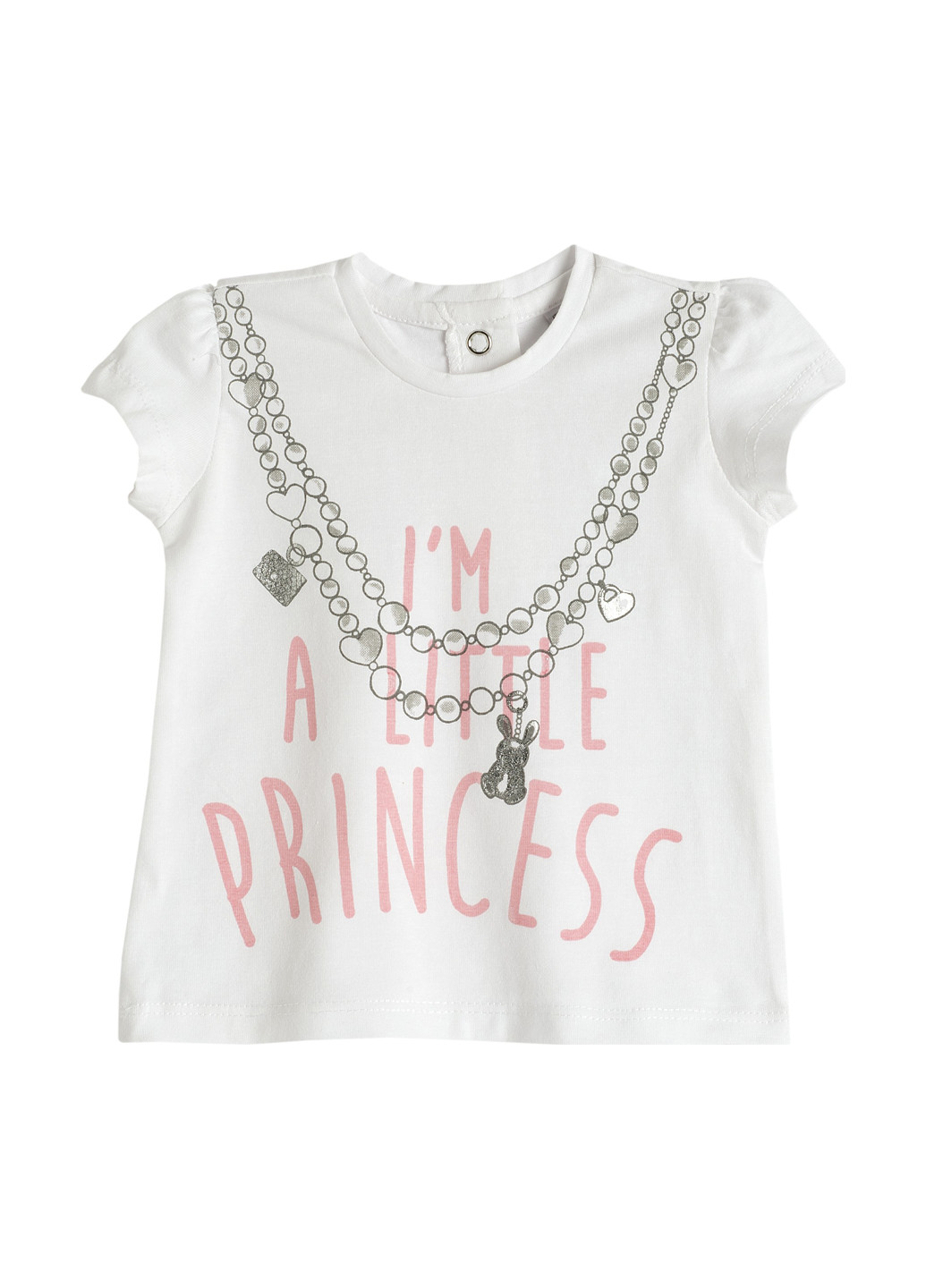 Белая летняя футболка Chicco