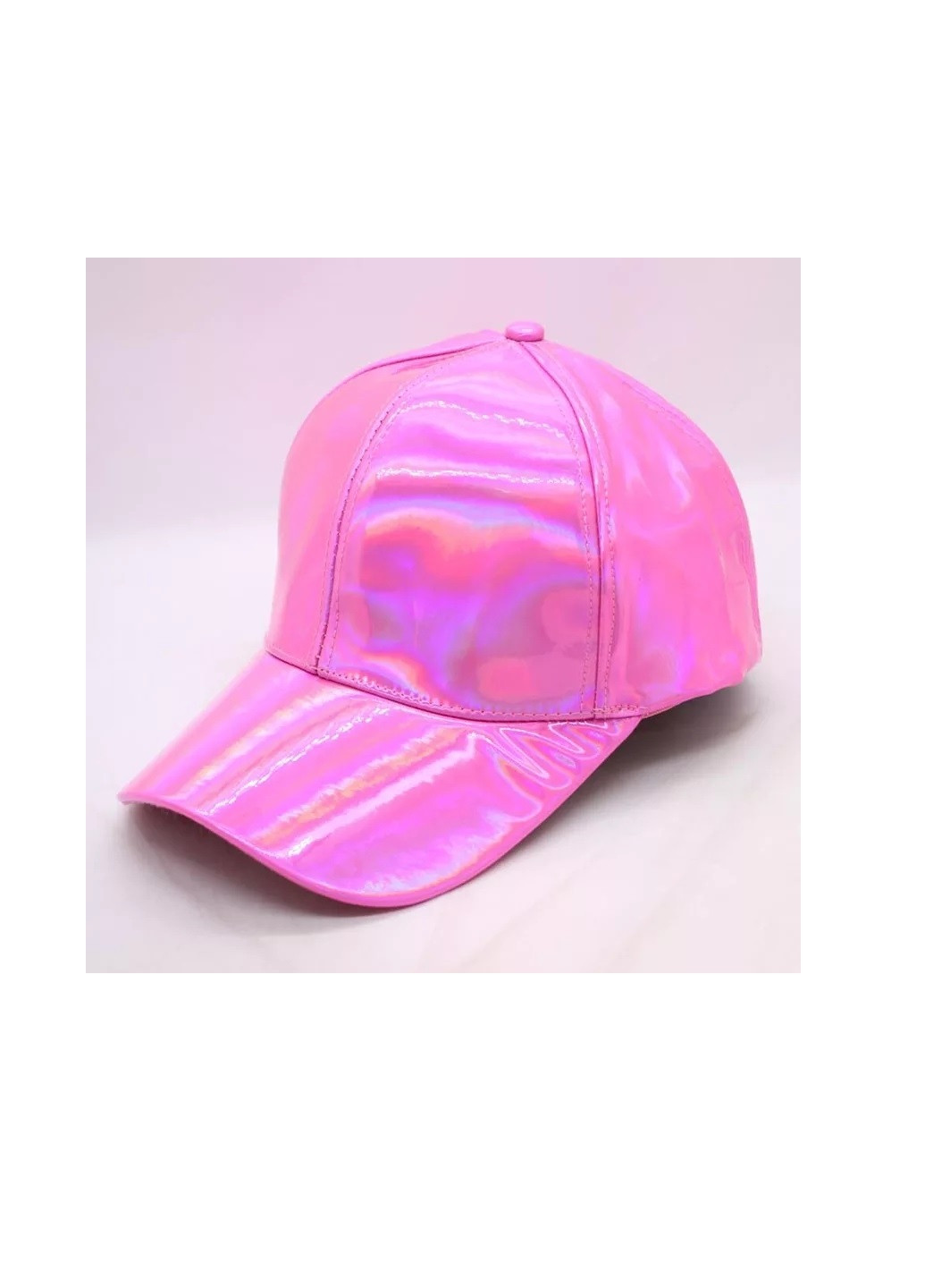 Кепка бейсболка Голограмма Розовый NoName (250211170)