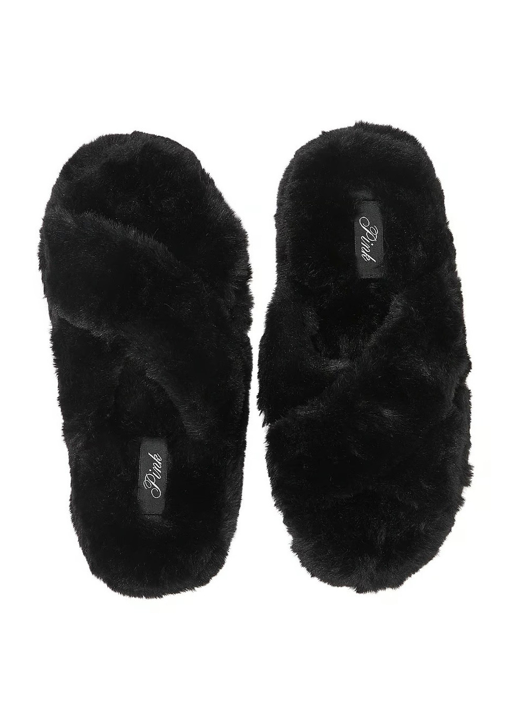 Черные тапки Victoria's Secret