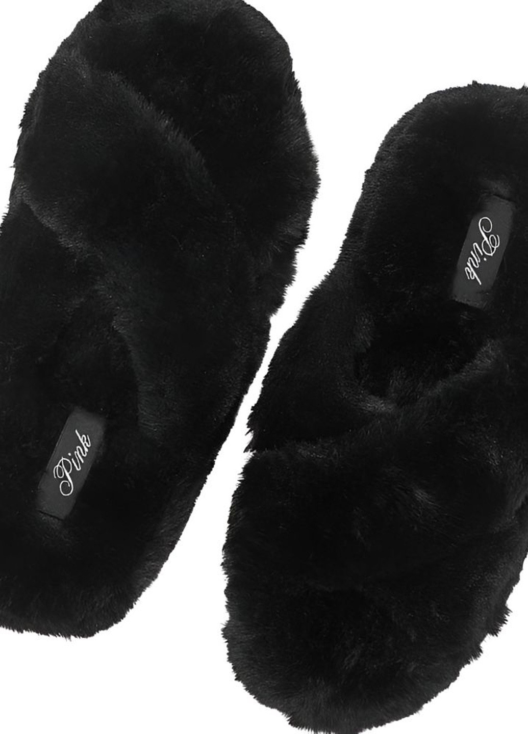 Черные тапки Victoria's Secret